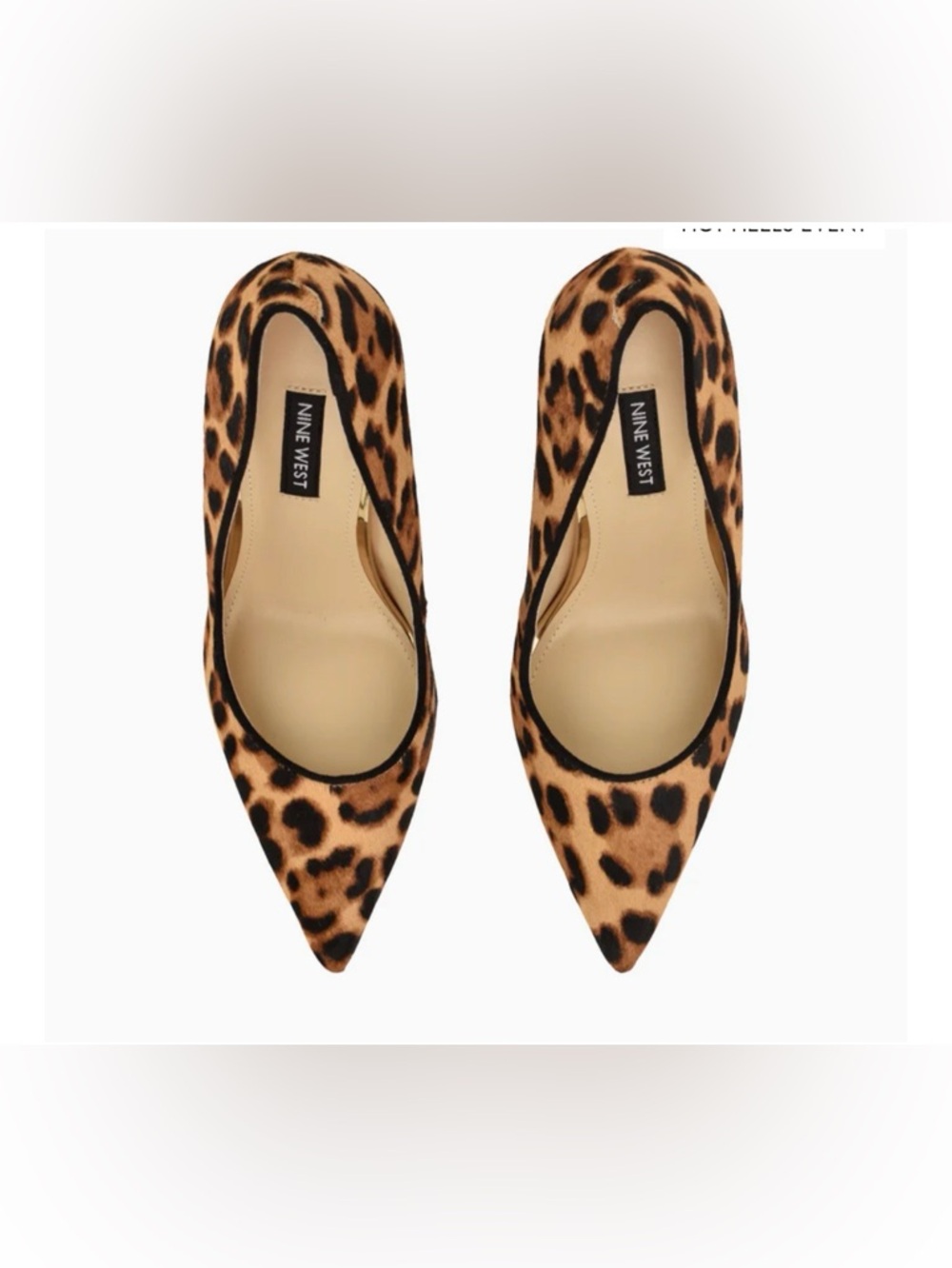 NIB Nine West Leopard Print Stiletto High Heels Size 6 - Picture 5 of 13